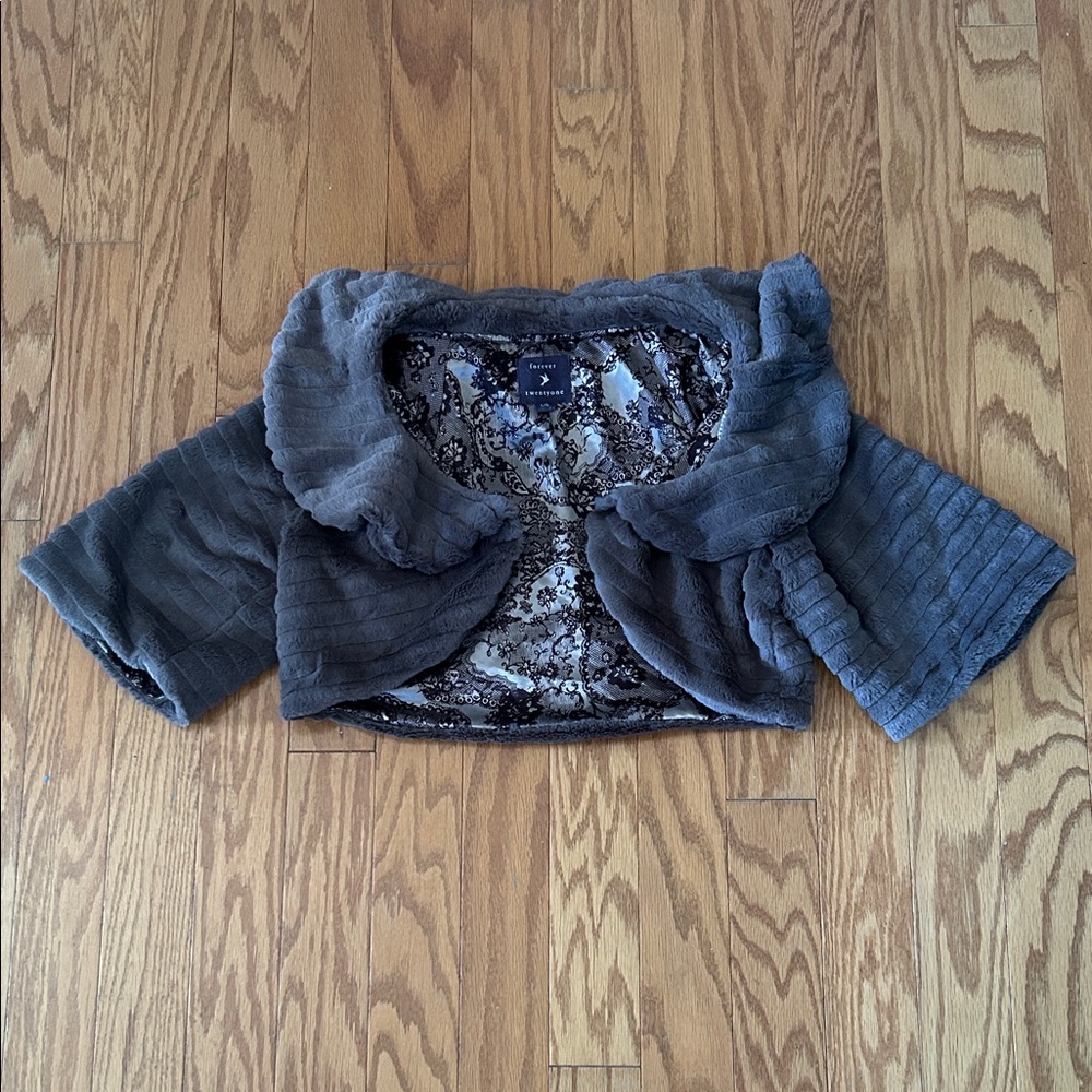 Forever 21 Tan Faux Fur Jacket